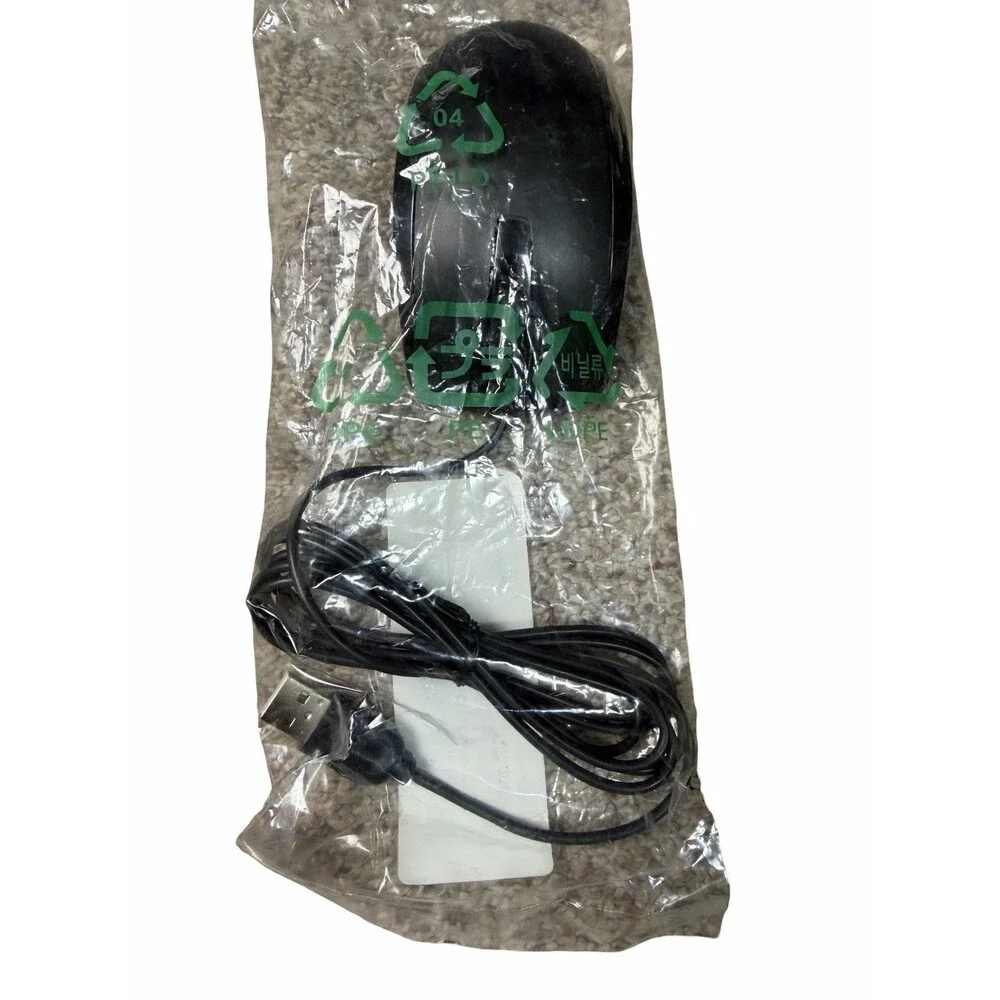 Hp Mouse P/N : 697738 001 USB Wired OPTICAL Mouse, new Without Box
